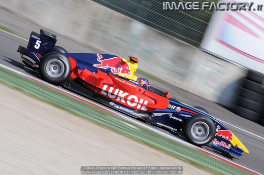 2008-04-26 Monza 1406 Formule Renault 3.5 Series - Mikhail Aleshin